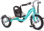 Schwinn Roadster Tricycle for Toddlers and Kids, classic tricycle, teal