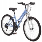 Roadmaster 24" Granite Peak Girls Mountain Bike, Light Blue