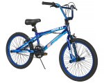 Genesis 20" Boys' Blue Krome 2.0 BMX Bike with Front and Rear Pegs, Blue