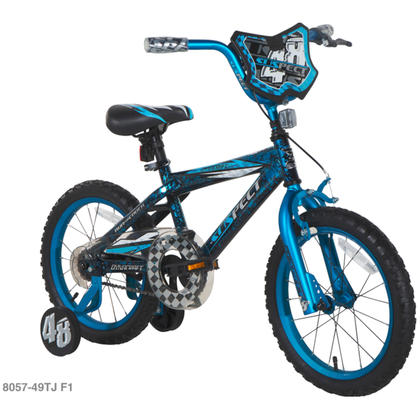 Dynacraft 16" Suspect Boys Bike with Front Hand Brake, Blue