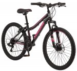 Mongoose Excursion Mountain Bike, 24-inch wheel, 21 speeds, black