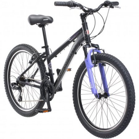 Schwinn Sidewinder, Mountain Bike, 24 in wheels, Black/Purple, 21 speeds, steel frame