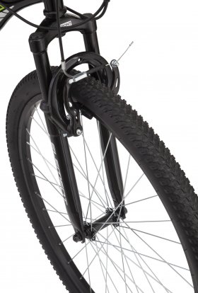 Mongoose Ledge 2.1 Mountain Bike, 27.5" wheels, 21 speeds, mens frame, Black