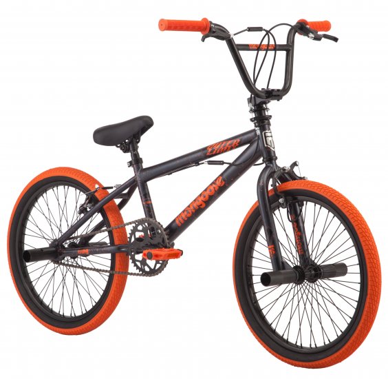 Mongoose 20\" Outerlimit BMX Bike, Dark Grey/Orange