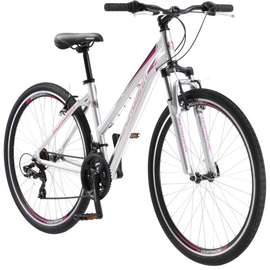 700C Schwinn Connection Women\'s Multi-Use Bike, Silver