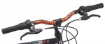 Mongoose Mack Mag Wheel Mountain Bike, 26" Wheels, 21 Speeds Shimano Revo Twist Shifters, Men's Frame, Orange & White On Black