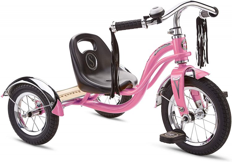 Schwinn Roadster Tricycle for Toddlers and Kids pink