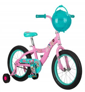 LOL Surprise kids bike, 16-inch wheel, single speed, pink