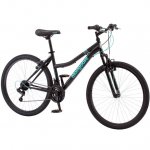 Mongoose Excursion Mountain Bike, Women's, 26", Black/Teal