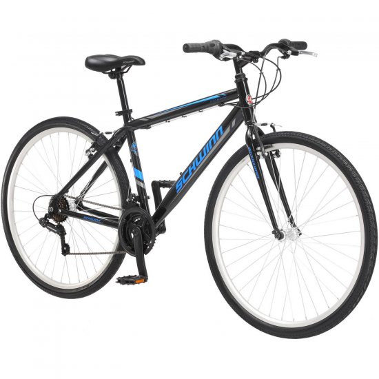 700c Schwinn Pathway Men\'s Multi-Use Bike, Black