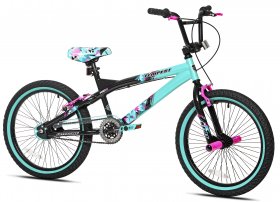 Kent 20" Tempest Girl's Bike, Black/Aqua