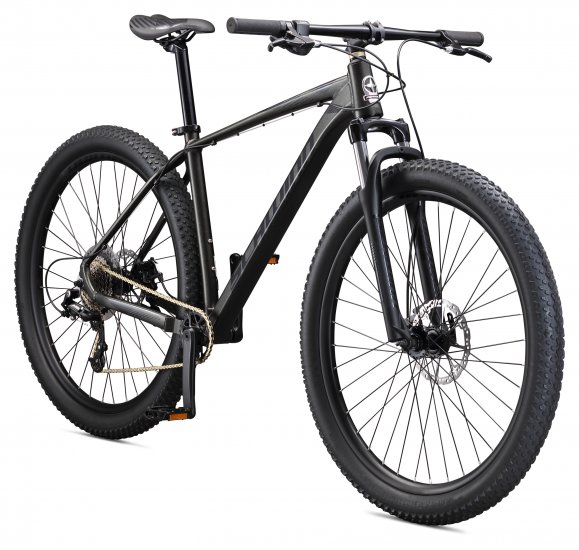 Schwinn Axum Mountain Bike, 8 speeds, Large 19 inch mens style frame, 29-inch wheels, black