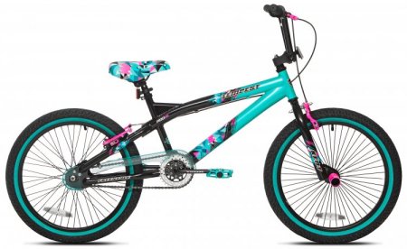 Kent 20" Tempest Girl's Bike, Black/Aqua