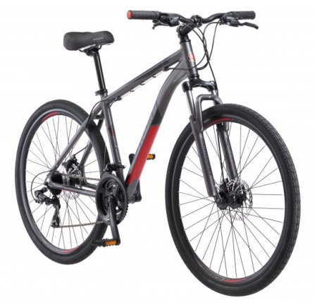 Schwinn DSB Hybrid Bike, 700c wheels, 21 speeds, mens frame, grey