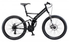 Mongoose Blackcomb Mountain Bike, 26-inch wheels, 24 speeds, Black, Men's