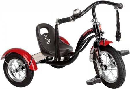 Schwinn Roadster Tricycle for Toddlers and Kids Classic Tricycle Black