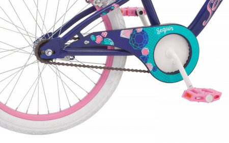 Schwinn Sequin bike, 20-inch wheels, single speed, girls frame, Blue