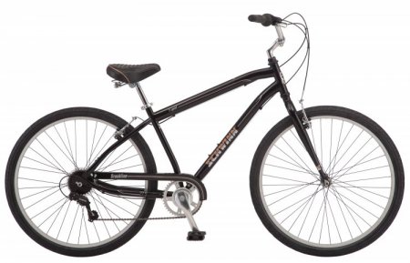 Schwinn Brookline cruiser bike, 27.5 inch wheel, 7 speeds, black