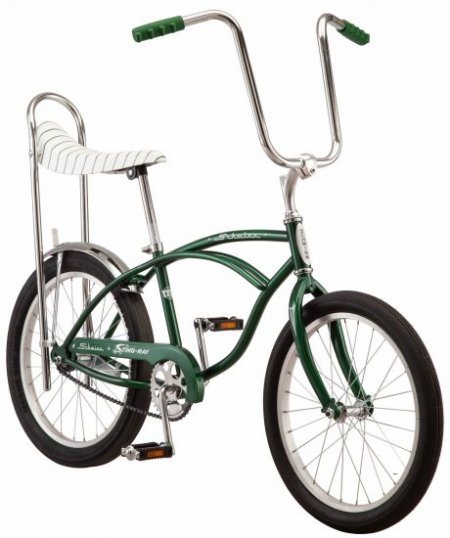 Schwinn Sting-Ray Bicycle, single speed, 20-Inch wheels, green