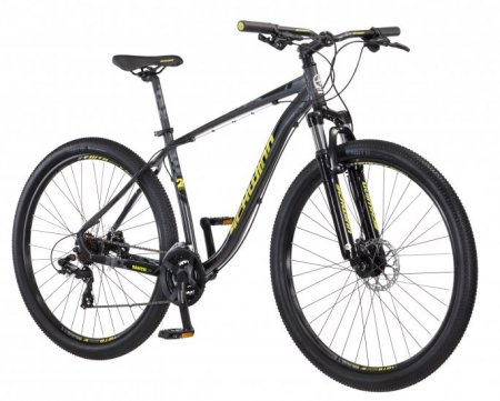 Schwinn Santis Mountain Bike, 24 speeds, 29 inch wheels, Grey, mens sizes