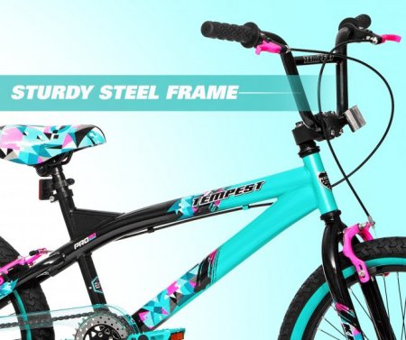 Kent 20" Tempest Girl's Bike, Black/Aqua